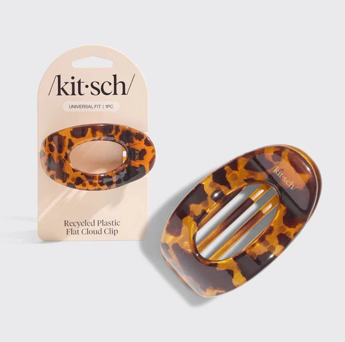 Recycled Plastic Medium Flat Cloud Clip - Tort by Kitsch