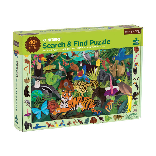 Rainforest Search and Find Puzzle 64 pc