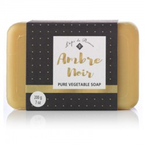 Ambre Noir triple milled French bar soap