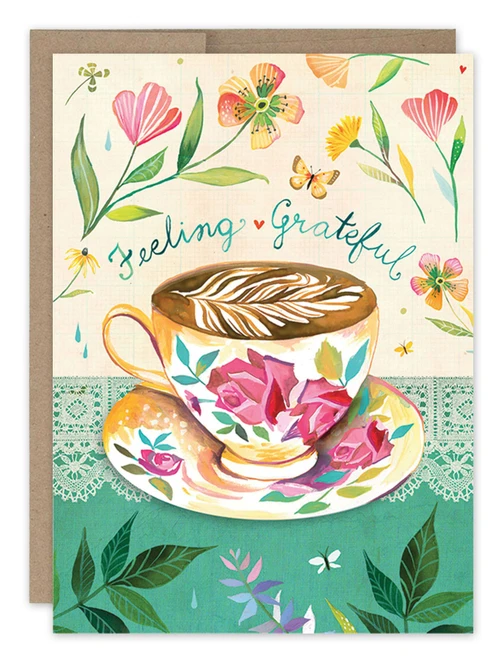 Cappuccino - Thank You Card