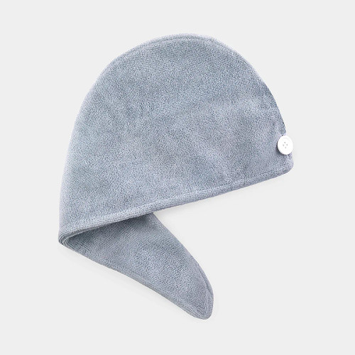 Hair Turban Microfiber Grey