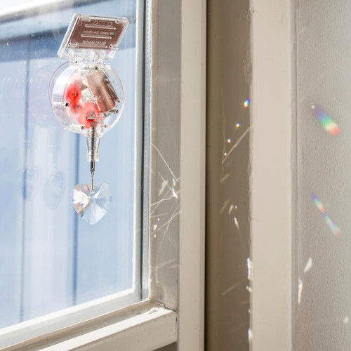 Solar Powered Rainbow Maker With Swarovski Crystal