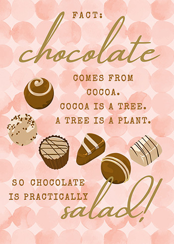 Chocolate Birthday Card