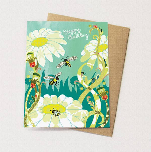 Bee Birthday Card