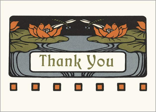 Waterlily Boxed Thank You Cards