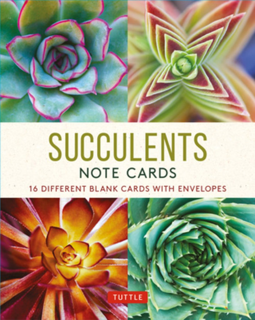 Succulents 16 Note Cards