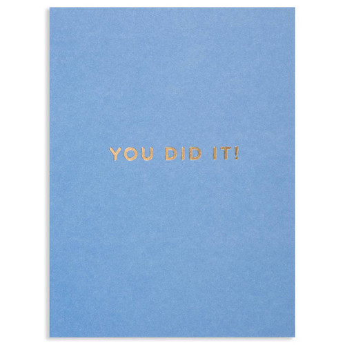 You Did It! Congratulations Card