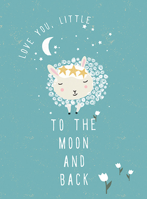 Sleepy New Baby Card