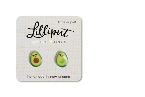 Kawaii Avocado Earrings