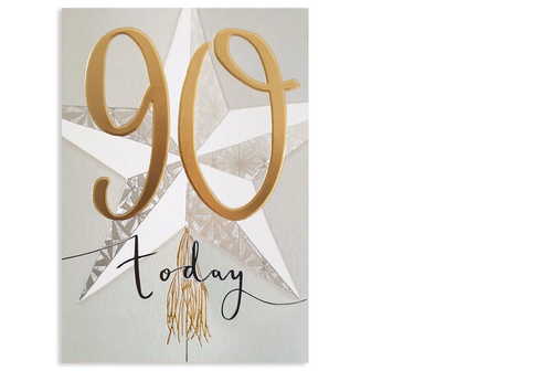 90 Birthday Card