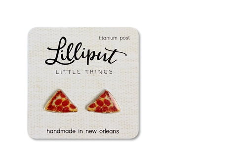 Pizza Earrings