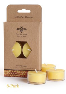Beeswax Tea Lights 6 pack