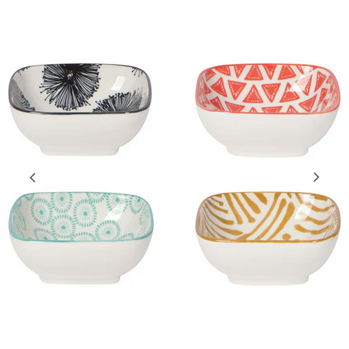 Mix & Prep Pinch Bowl Sq Set of 4 from Danica 