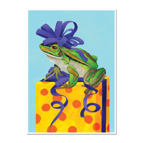 Party Frog Birthday Card