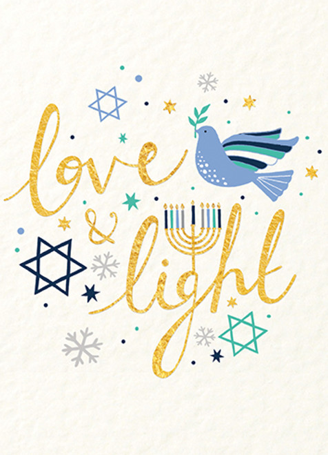 Love & Light Hanukkah Card