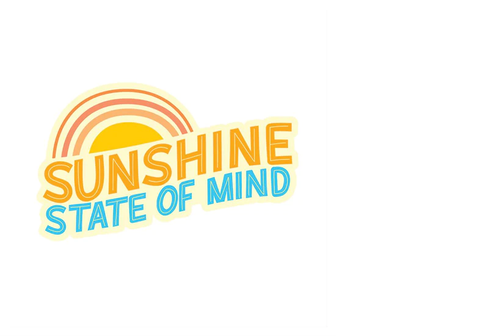 Sunshine State Of Mind Vinyl Sticker