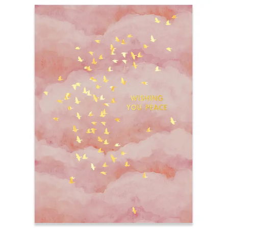 Birds & Clouds Sympathy Card