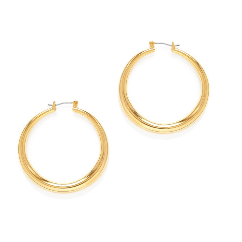 Small Maria Hoops Gold