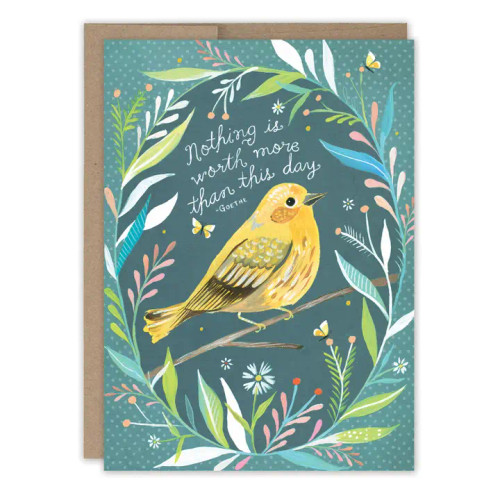 Yellow Bird Mother's Day Card