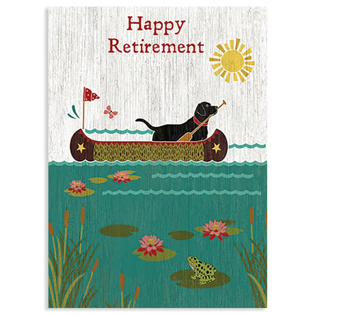 Road Runner Hammock  Retirement Card - Zinnia Sky Studio