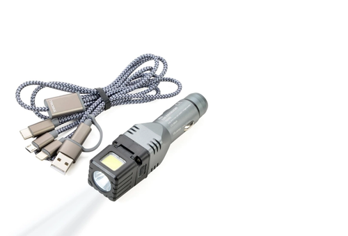 ECO CAR Flashlight Rechargeable with Safety Tool