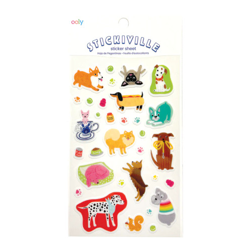 Quirky Dogs Stickiville Stickers