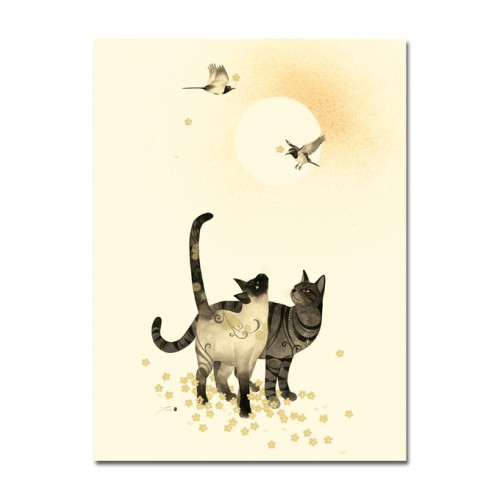 Two Cats Anniversary Card