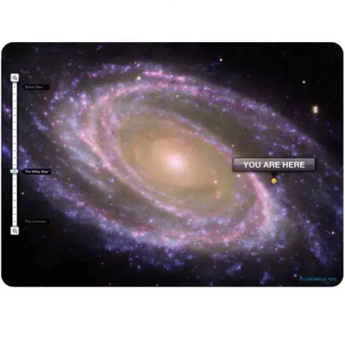 You Are Here, Galaxy View Postcard