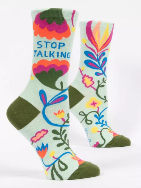 Stop Talking Crew Socks