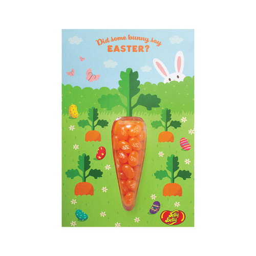  Jelly Belly Carrot Easter Greeting Card