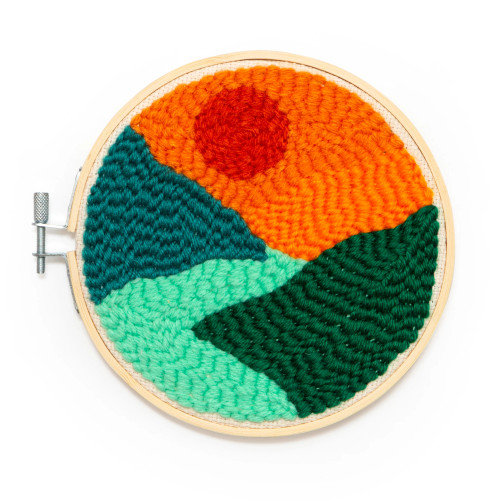 Landscape Punch Needle Kit Landscape Punch Needle Kit