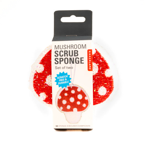Mushroom Scrub Sponge Set of 2 