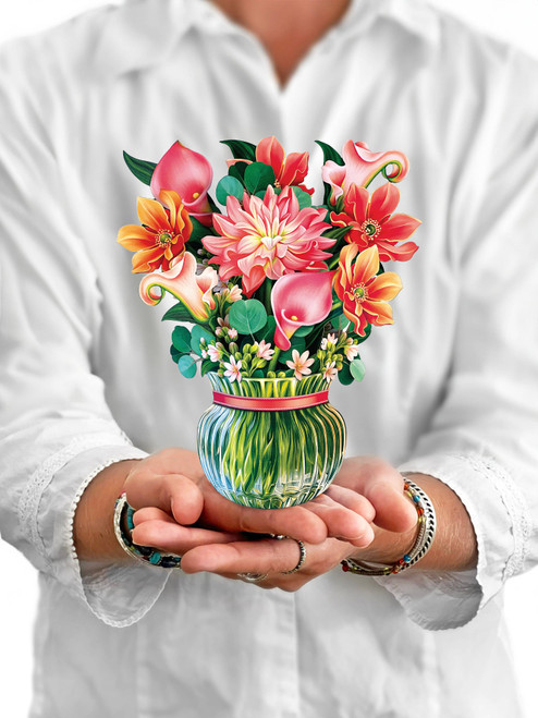 Mini Dear Dahlia Pop-Up Card by FreshCut Paper