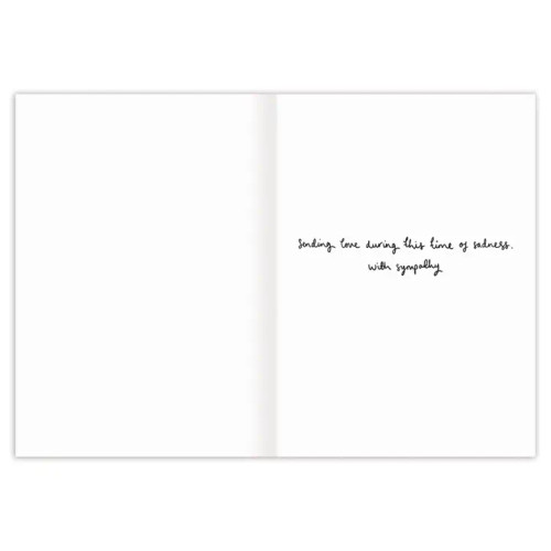  Always In Our Hearts Sympathy Card