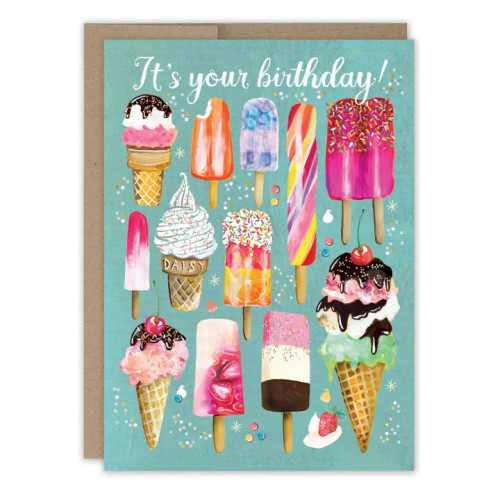  Frozen Treats Birthday Card