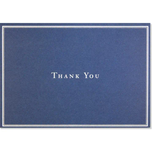  Navy Blue Thank You Notes from Peter Pauper Press