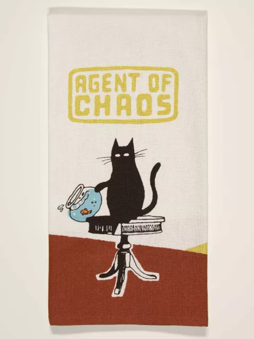 Agent Of Chaos Dish Towel From Blue Q