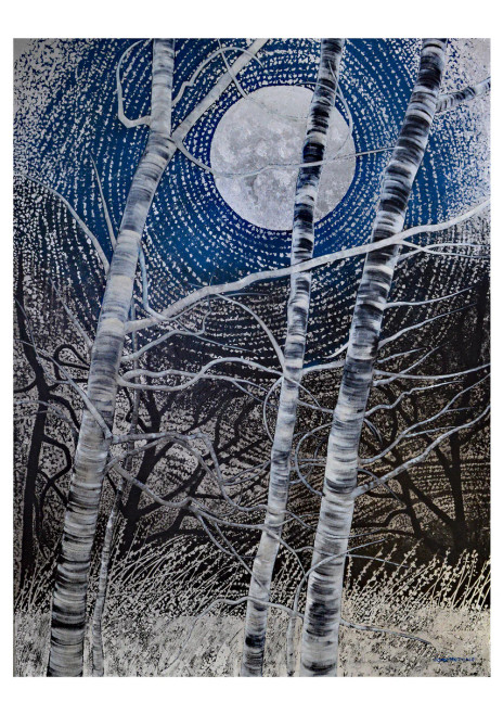 Joan Metcalf: Lunar Energy Holiday Cards from Pomegranate