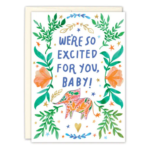 So Excited For You Baby Card from Biely & Shoaf