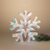 18.3" USB Electric Lighted Hanging Holographic Snowflake with Remote Control by Gerson