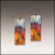 Trees and Hills Rectangle Handmade Earrings by Illustrated Light & DC Designs