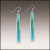 Aqua Abstract Icicle Multilayer Handmade Earrings by Illustrated Light & DC Designs Aqua Abstract Icicle Multilayer Handmade Earrings by Illustrated Light & DC Designs