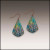 Blue Branches Artistic Short Drop Earrings by Illustrated Light & DC Designs Blue Branches Artistic Short Drop Earrings by Illustrated Light & DC Designs
