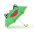 Kids Manual Stick Umbrella Froggy Fred by ShedRain