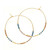 Japanese Seed Bead Hoops Sky
