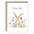 Bunny Happy Easter Card by Louise Mulgrew