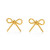 Bow Stud Earrings by Amano