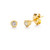 Tiny Dot Stud Earring Crystal
