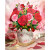 Blooming Roses Pop-Up Card by FreshCut Paper