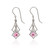  Cascading Diamonds with Pink Flower
